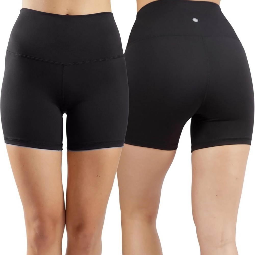 Yogalicious Women's Black Bike Shorts Size Medium